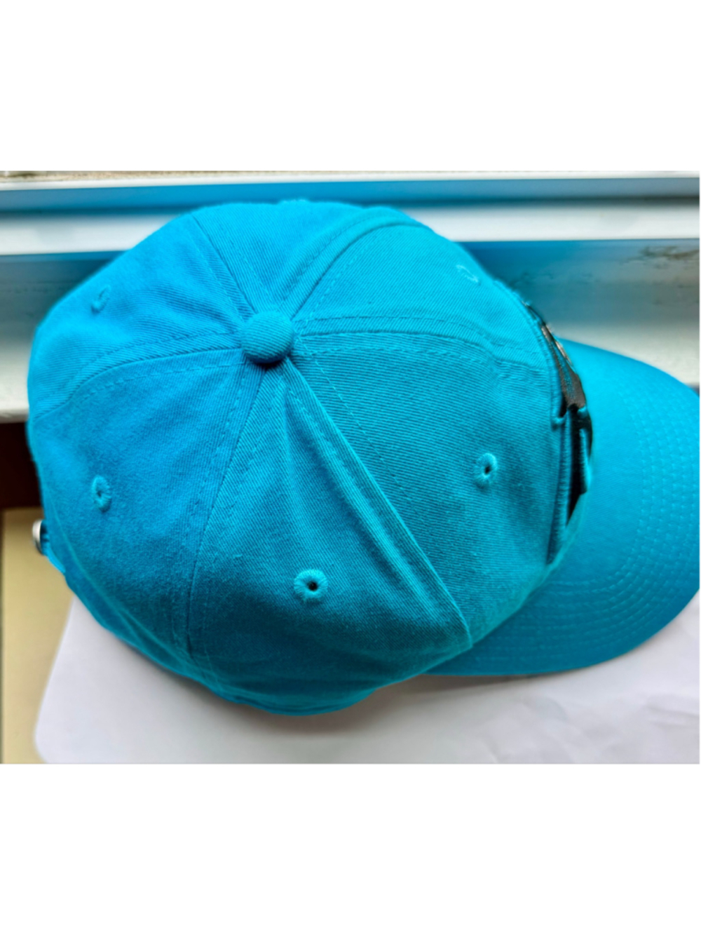 New Era Carolina Panthers One Size Blue Baseball Cap - Picture 2 of 8